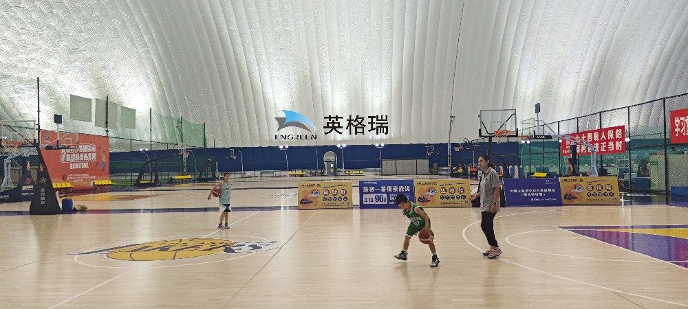 氣膜籃球館里的打球體驗(yàn)，打造IP效應(yīng)