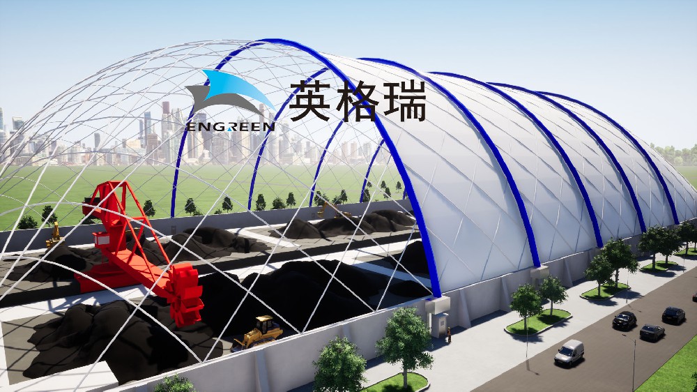 氣膜煤棚的消防系統(tǒng)，對館內(nèi)安全的保障