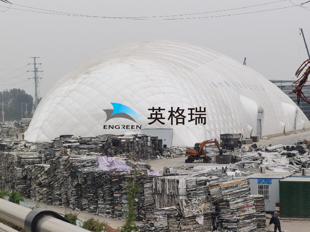 快速搭建、節(jié)能環(huán)保的物流解決方案丨氣膜倉庫